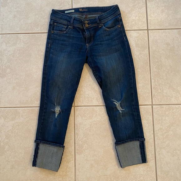 Kut from the Klothe Cameron Straight Leg Distressed - Size 2 - EUC - Picture 4 of 5